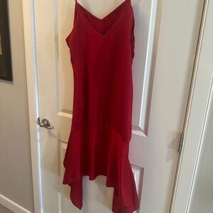 The Fifth Label - red crepe and satin dress
